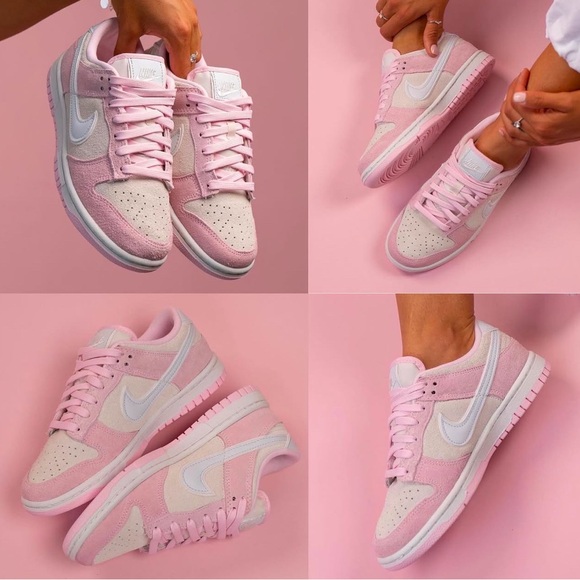 NIKE Dunk Low LX "Pink Foam" sneakers Size 7 - Picture 2 of 16